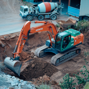 Гусеничный экскаватор Hitachi