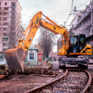 Колёсный экскаватор JCB